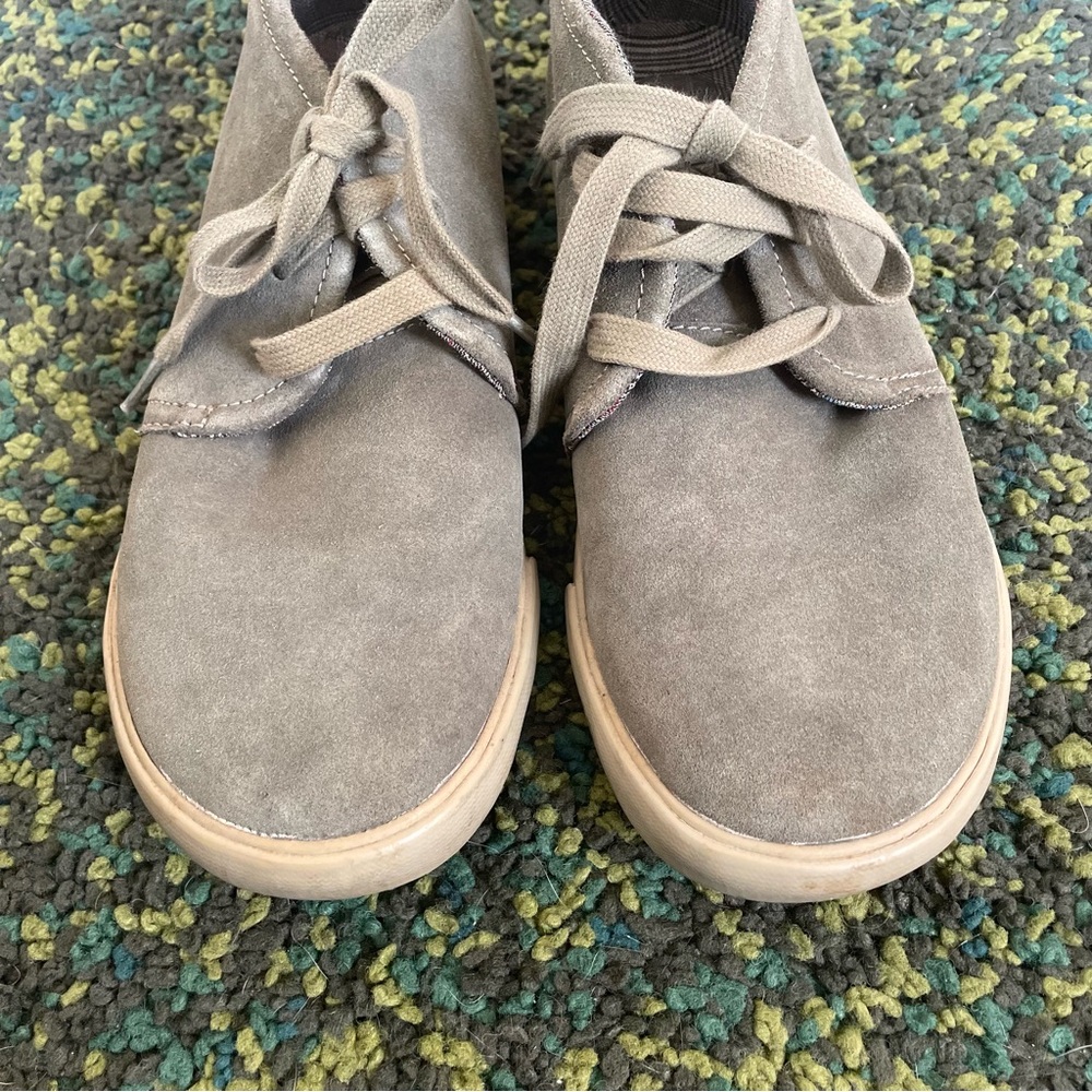 Keen Santa Cruz Suede Chukka Boots Mens 9 Taupe Casual Lace Up Comfort - Picture 3 of 9